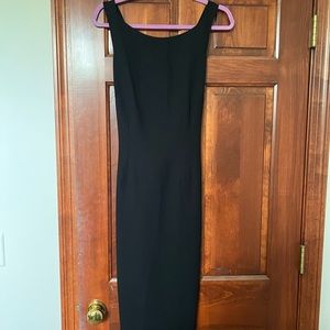 90s style black dress